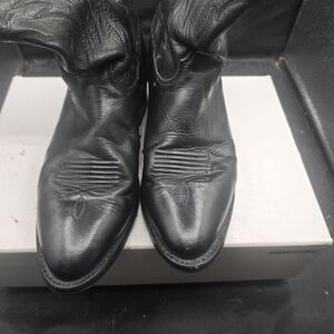 Nocona Black and Tan Leather Boots